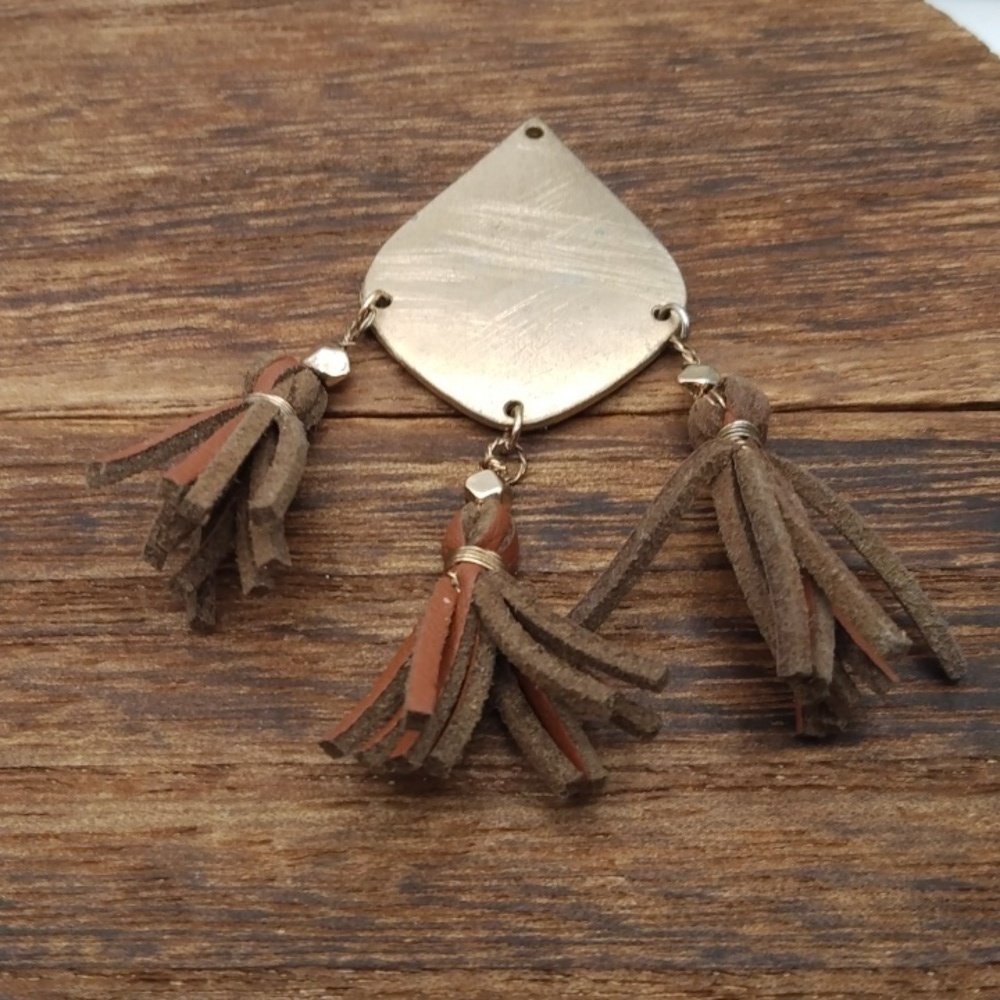 Southwestern tribal‎ tassel pendant